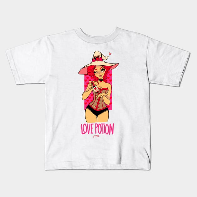 love potion Kids T-Shirt by melivillosa